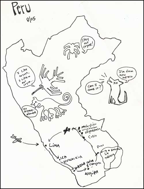 Map of Peru | full drawing map of peru. Map of Peru | full drawing