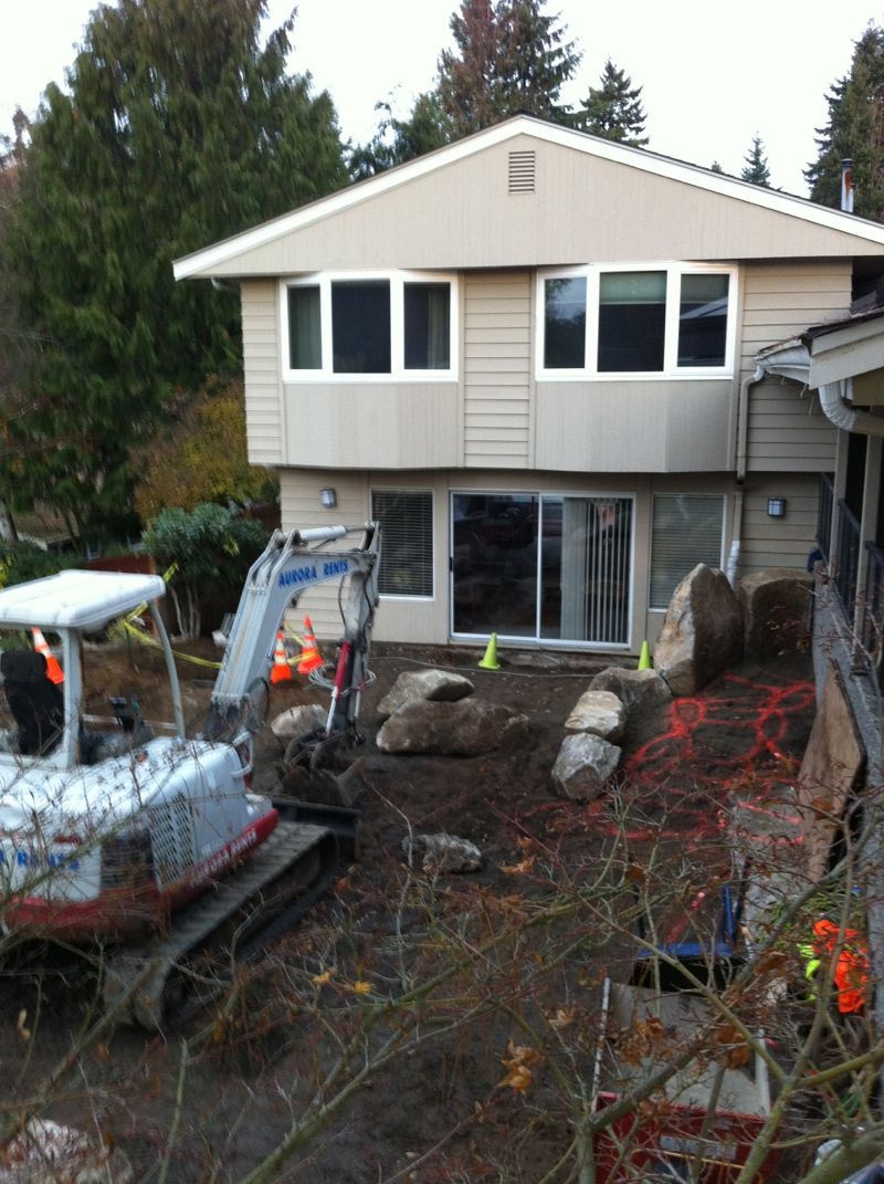 Placing Rocks Custom Landscape